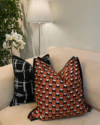 Brown Gold Cushion Cover