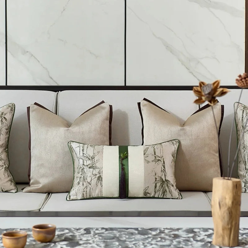 Luxury Green Cushion Cover