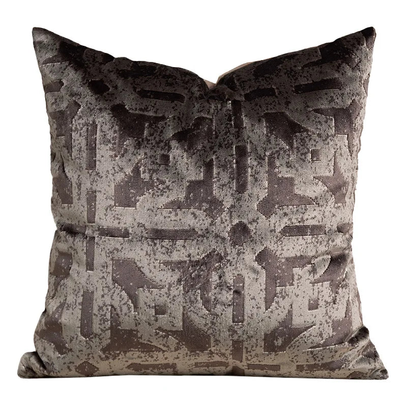 Gold Brown  Luxury Pillow Cover