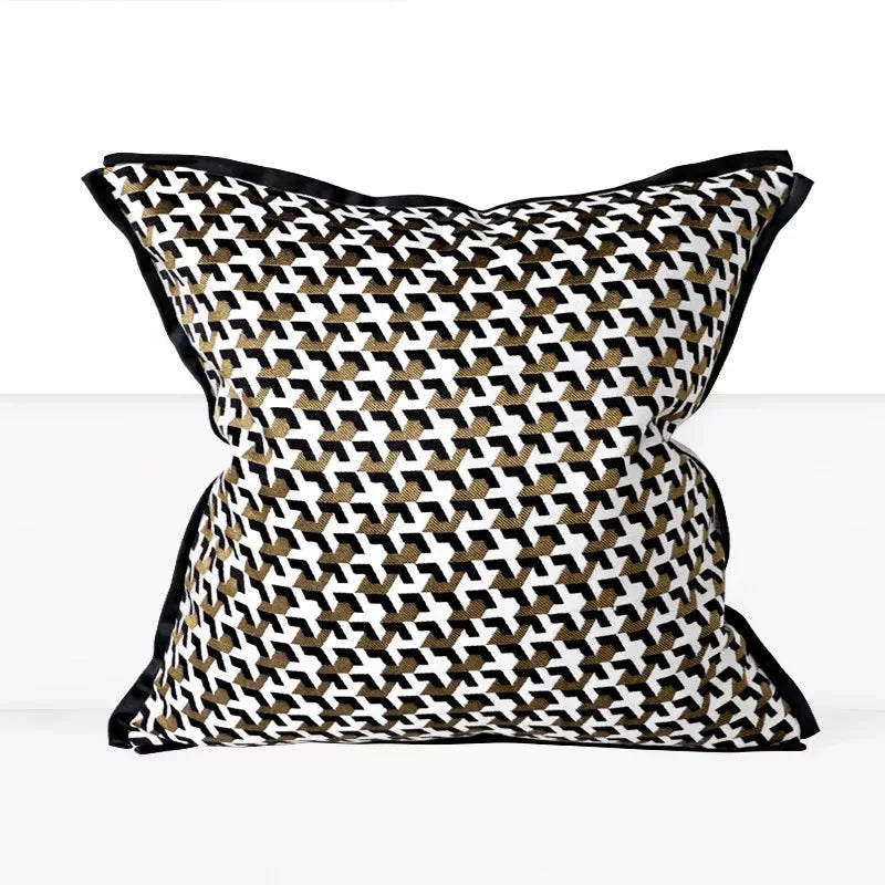 Brown Gold Cushion Cover