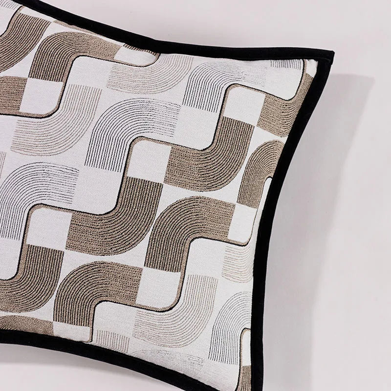 Brown Black White Cover Geometry