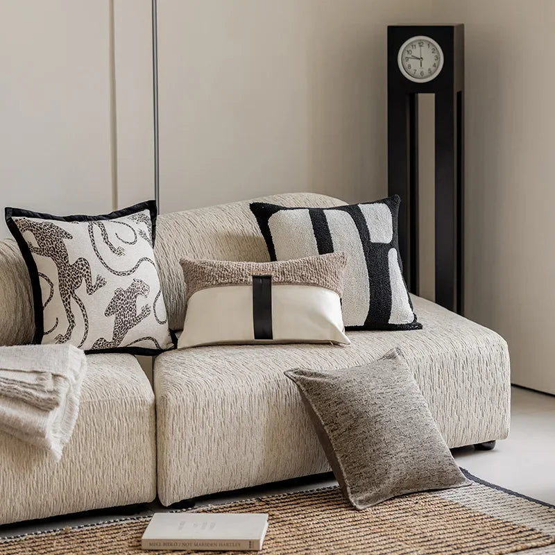Jacquard Cushion Cover Light