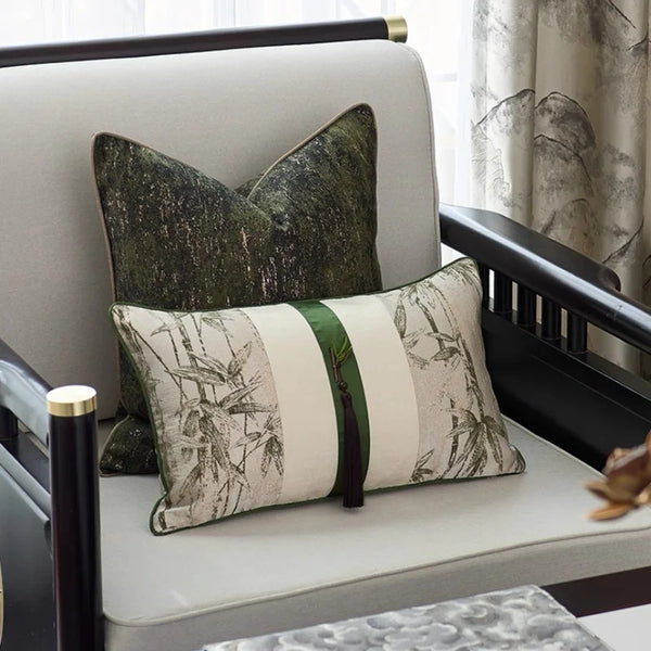 Luxury Green Cushion Cover